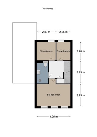 Floorplan - Burgemeester Rhoenstraat 4, 6291 KN Vaals